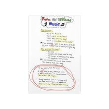 Load image into Gallery viewer, Rules for Unreleased Music
